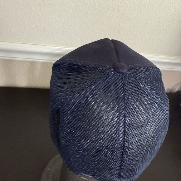 Vintage 2008 Topaz Lodge Fishing Derby Blue Snapback Trucker Hat Rope Cap Lures - Picture 5 of 11